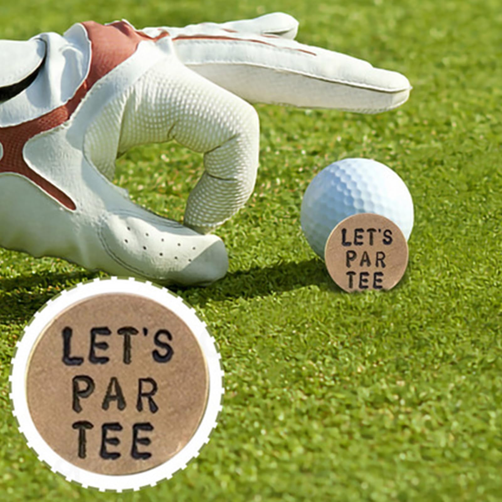 awakentti 8 markerów do piłek golfowych, gładki wygląd, trwałe i niezawodne, różne wzory markerów do piłek golfowych dla mężczyzn i kobiet