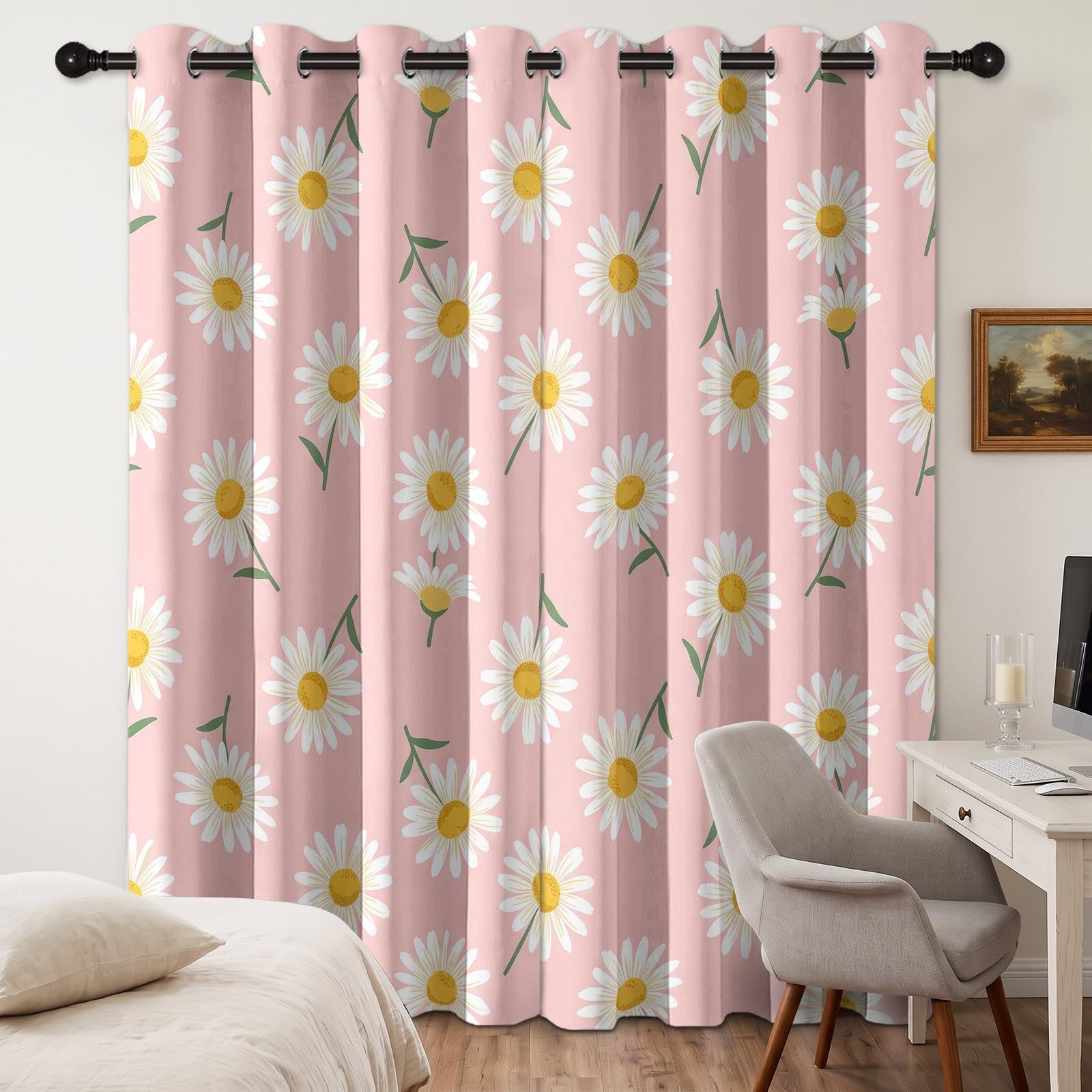 Tende oscuranti pastorali, 245 x 140 cm (altezza x larghezza), set da 2