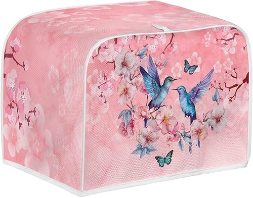 Vista 12 de doginthehole Cubierta para tostadora de libélula para cocina, fundas de electrodomésticos pequeños, estilo bohemio, para microondas, tostadora