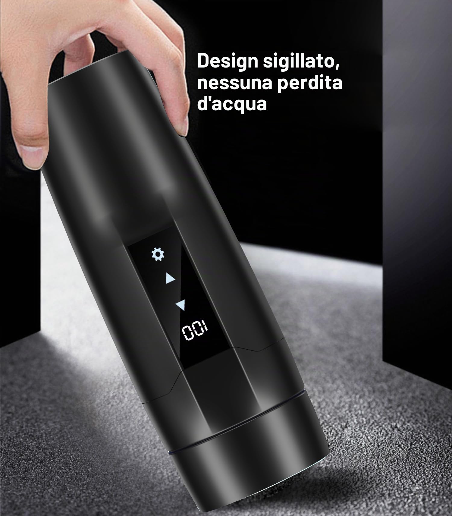 Bollitore elettrico portatile di Rauwseul, mini-tazza da viaggio da 350 ml 3 in 1 con rivestimento in acciaio inox 304, regolabile da 40~100℃, tazza ad ebollizione rapida da 300W