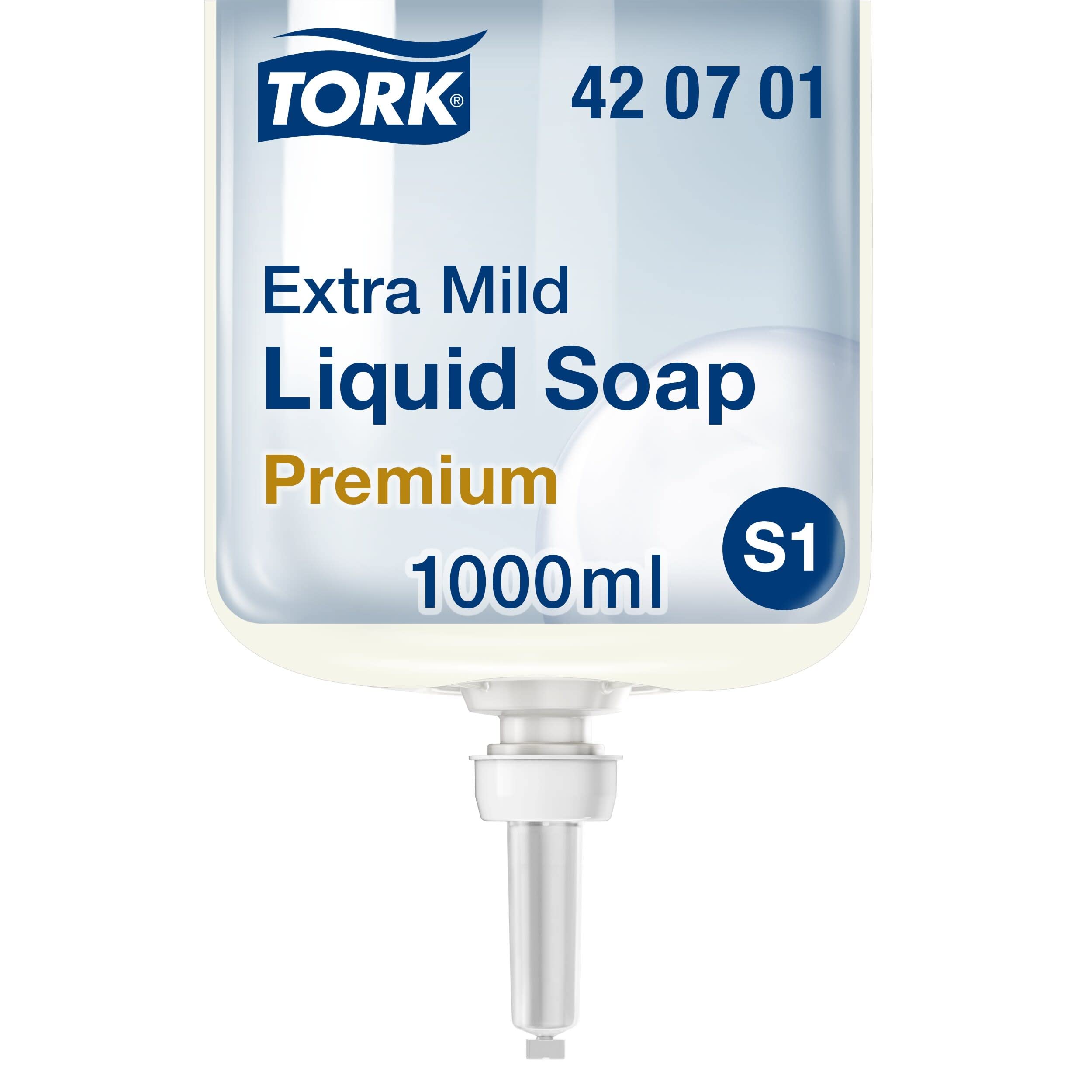 TorkSensitive Liquid Soap S1, Dermatologically Tested, 1 x 1000ml, 420701