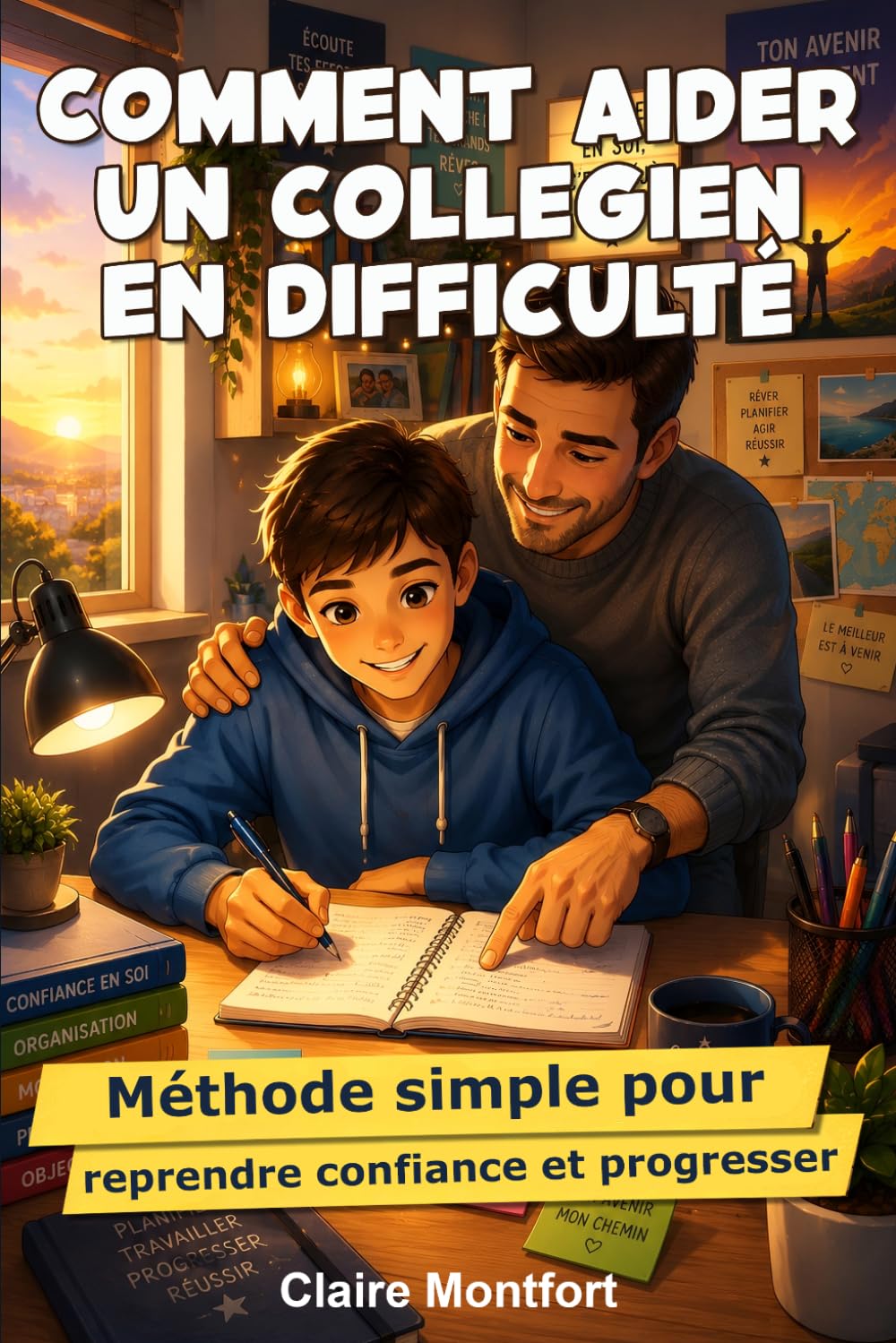 Comment aider un collégien en difficulté : méthodes simples pour reprendre confiance et progresser (Montfort)