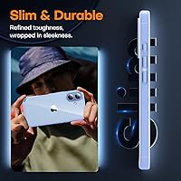 Vista 706 de TAURI Funda magnética 2 en 1 transparente para iPhone 14 Pro, compatible con Magsafe [no amarillenta] con protector de pantalla, protección de grado