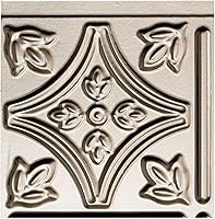 Vista 26 de FASÄDE Panel decorativo de vinilo para salpicaduras de estilo/patrón tradicional 1 en acero galvanizado (muestra de 6 x 6 pulgadas)