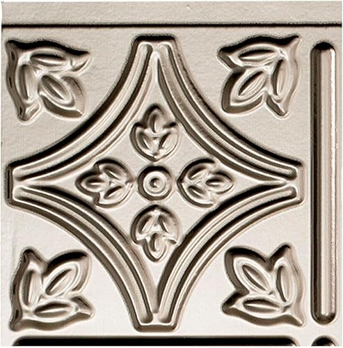 Miniatura 29 de FASÄDE Panel decorativo para salpicaduras de vinilo con estilo tradicional y patrón 1 en ónix cepillado (muestra de 6 x 6 pulgadas)