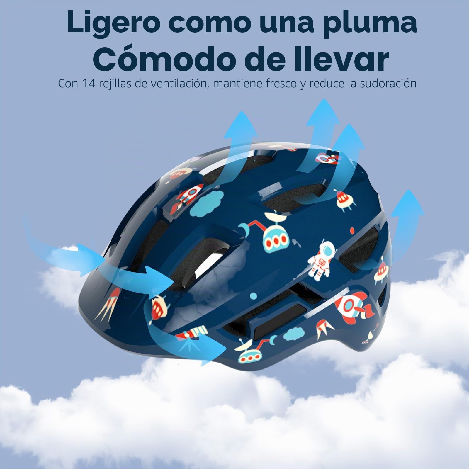 XJD Casco Bicicleta Niño Casco de Ciclismo Ajustable Casco Patines para Niños Niñas de 2 a 8 Años Casco Infantil con Certificación CE para Scooter Rollerskate y Ciclismo Otros Múltiples Deportes