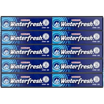 WRIGLEY'S WINTERFRESH Chewing Gum Bulk Pack, 5 Stick (Pack of 40)