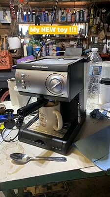 Buy Hamilton Beach Espresso Machine with Steamer - Cappuccino, Mocha, Latte  Maker (40715) Online in Australia. B003D66TXA