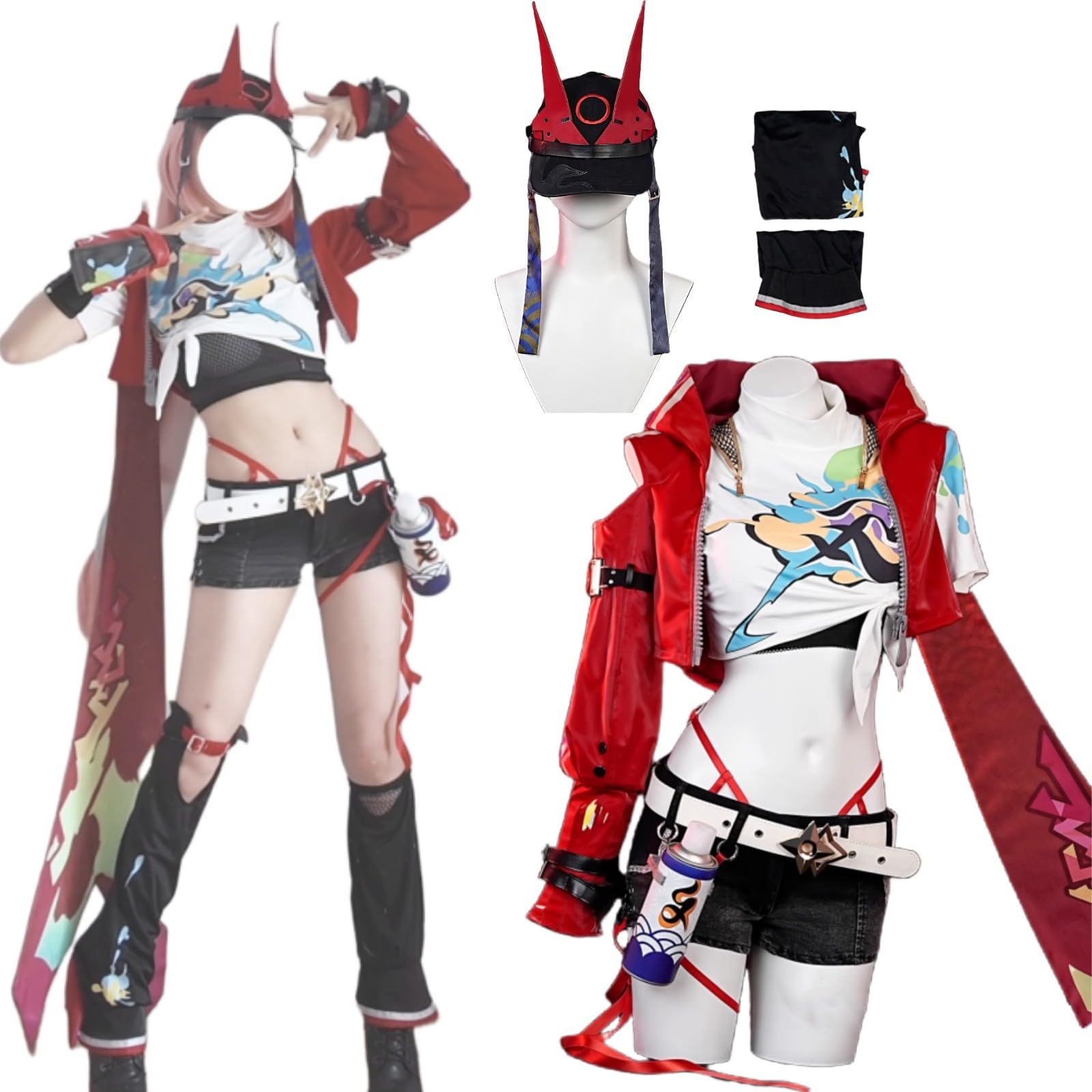 Amazon.co.jp: ウィッグ追加可 崩壊：スターレイル 乱破 らんは  