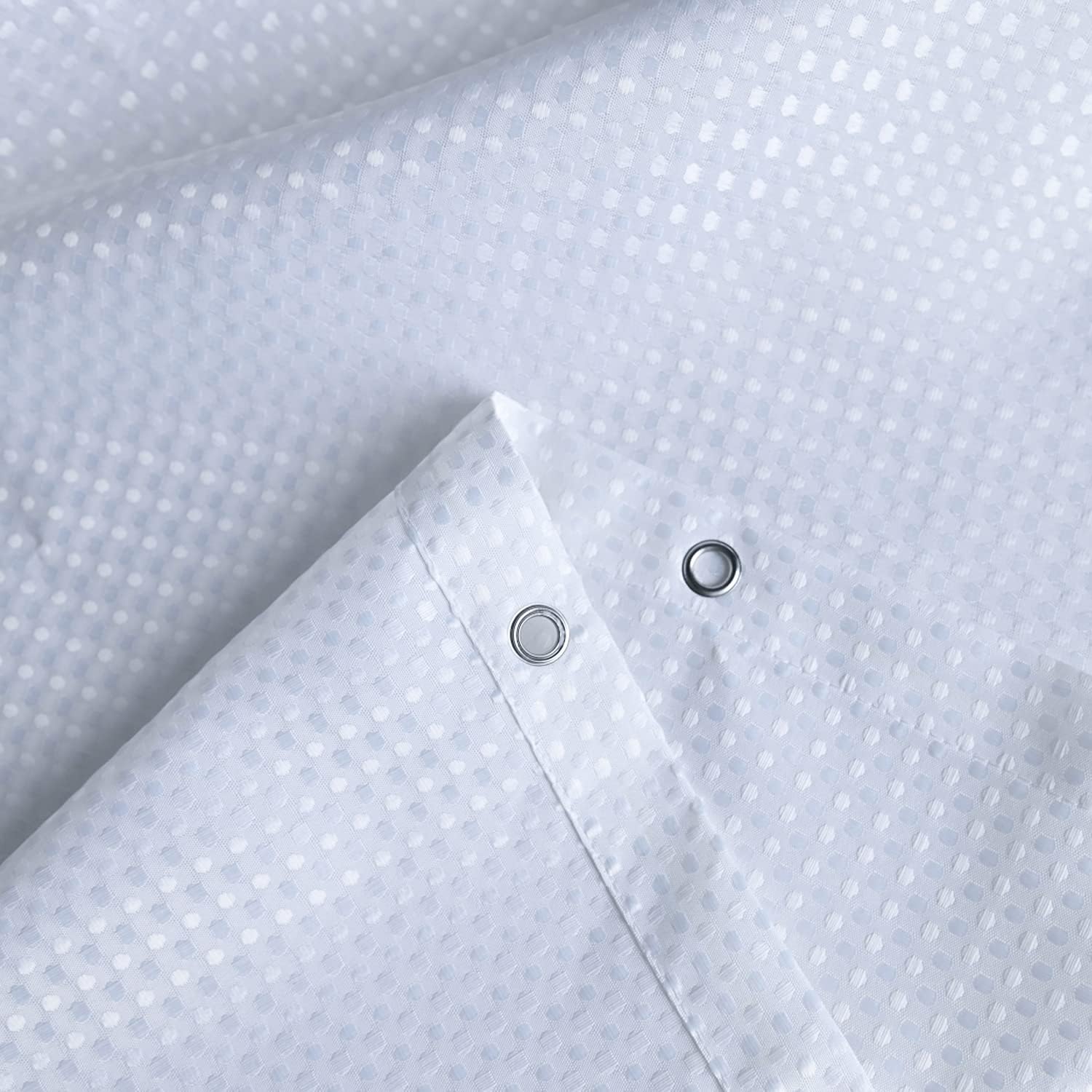 SOXART Home Textured Ombre Fabric Bath Curtain with 12 Hooks,Machine Washable, Blue Gradient 72 Inch by 78 Inch,Waterproof Shower Curtains for Bathroom,1 Panel,Dark Blue : Everything Else