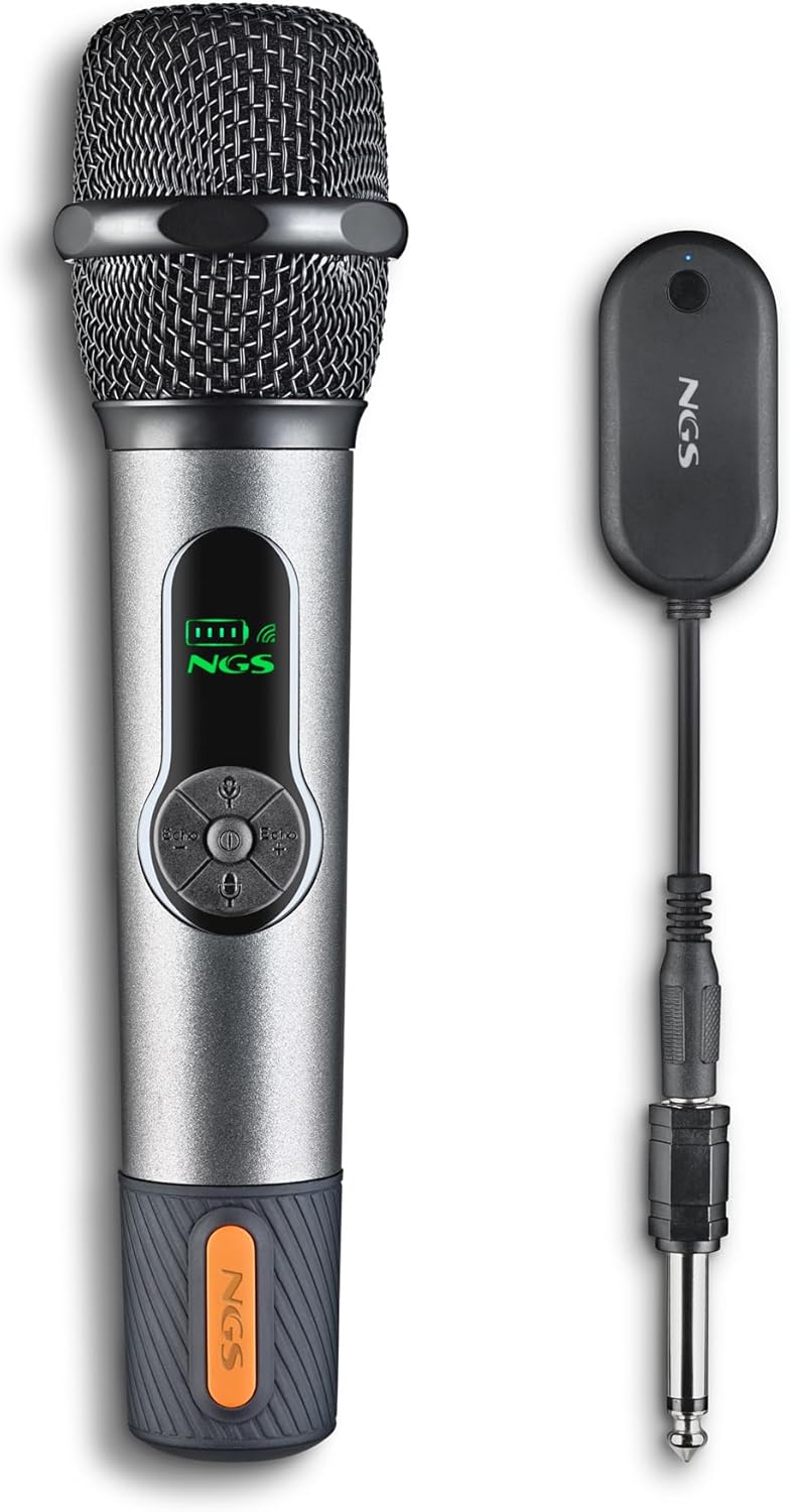 NGS Singer Star receiver with 6.3mm jack adapter.