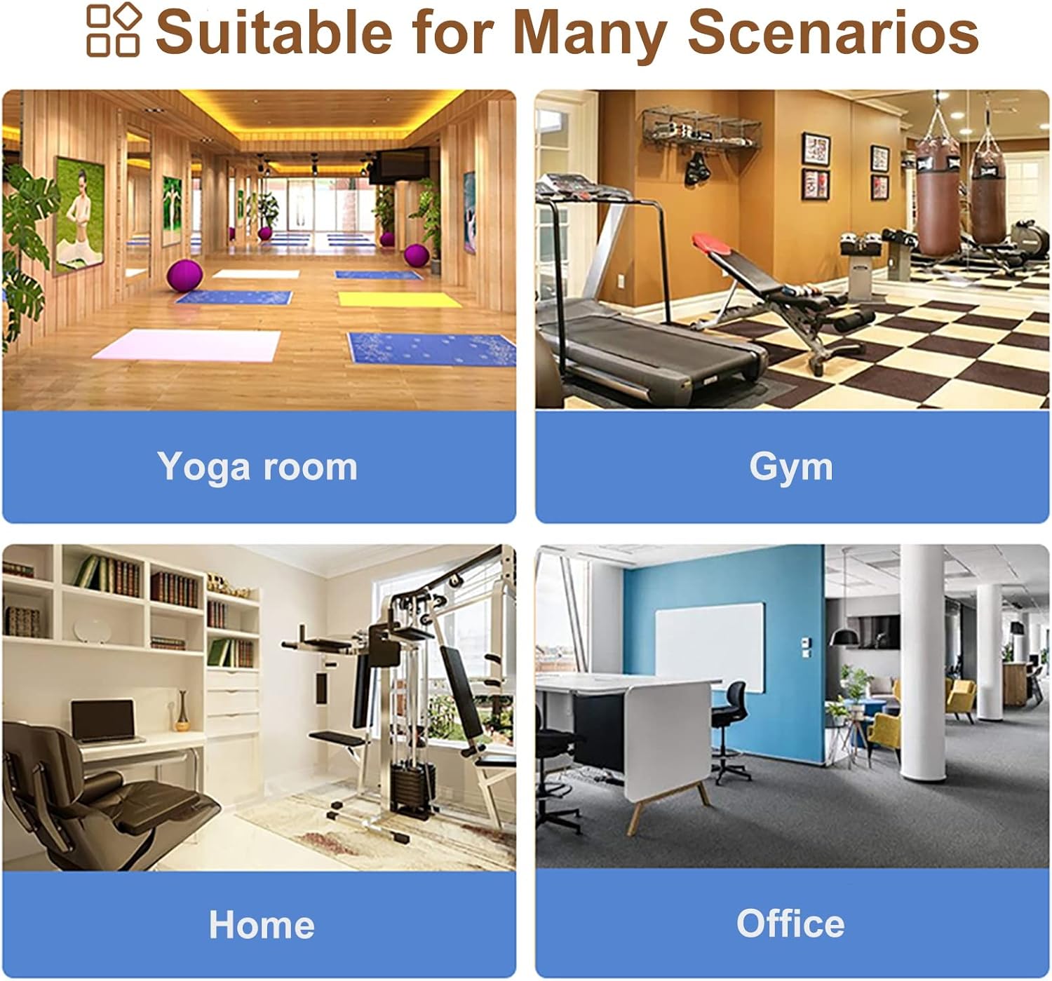 Ball Storage Organizer Rack Yoga Mat Holder Heavy Duty Half Yoga Ball Stand Racks, Metal Exercise Half Balls/Half Ball Balance Trainer Stands, Ideal for Gyms, Small Studio, Fitness Class ()