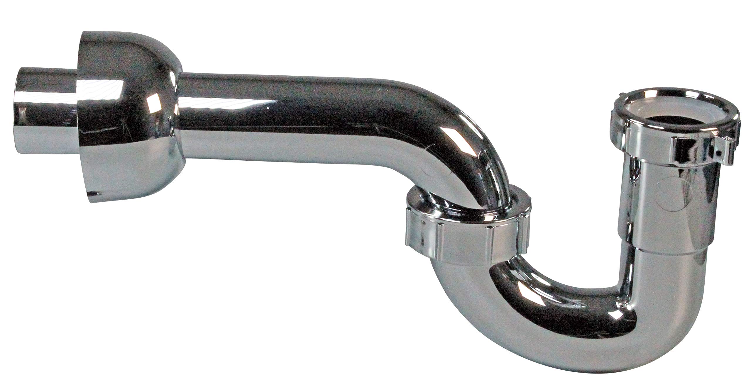 WestBrass D401-PF-26 - Trampa decorativa de estireno, cromo pulido