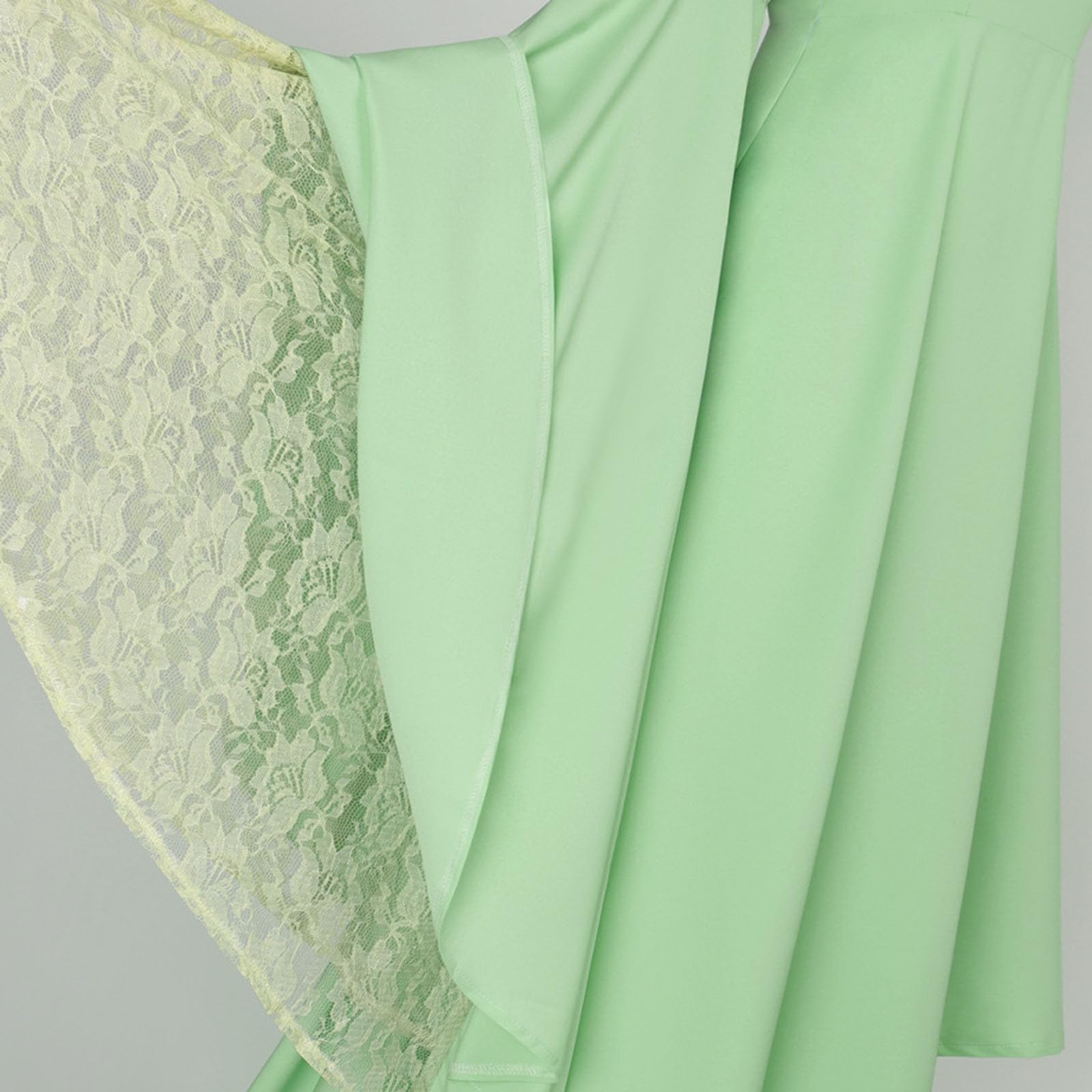 Robe Femme ete Fluide légère, Robe décontractée élégante pour Femme, idéale pour Un Jeu de rôle, avec Ensemble Collier et Jupe fluides. Tenue de soirée Confortable et élégante.