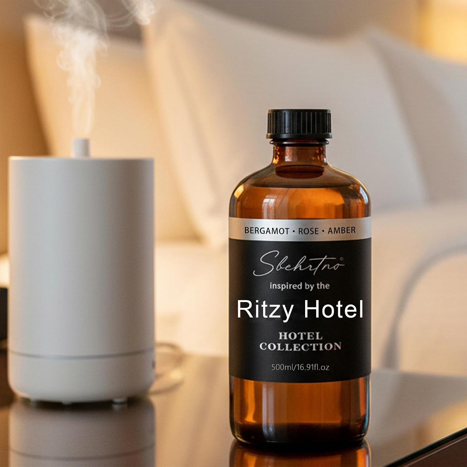 Hotel Collection Diffuser Oil, Coastal Hotel-Inspired Home Fragrance with Lemon, Bergamot & Sea Breeze, for Waterless Diffusers & Scent Machines (0.34 Fl Oz (Pack of 1))