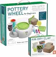 Pott'd™ Hoe Air-Dry Clay Pottery Kit for Beginners, Pottery Kit for