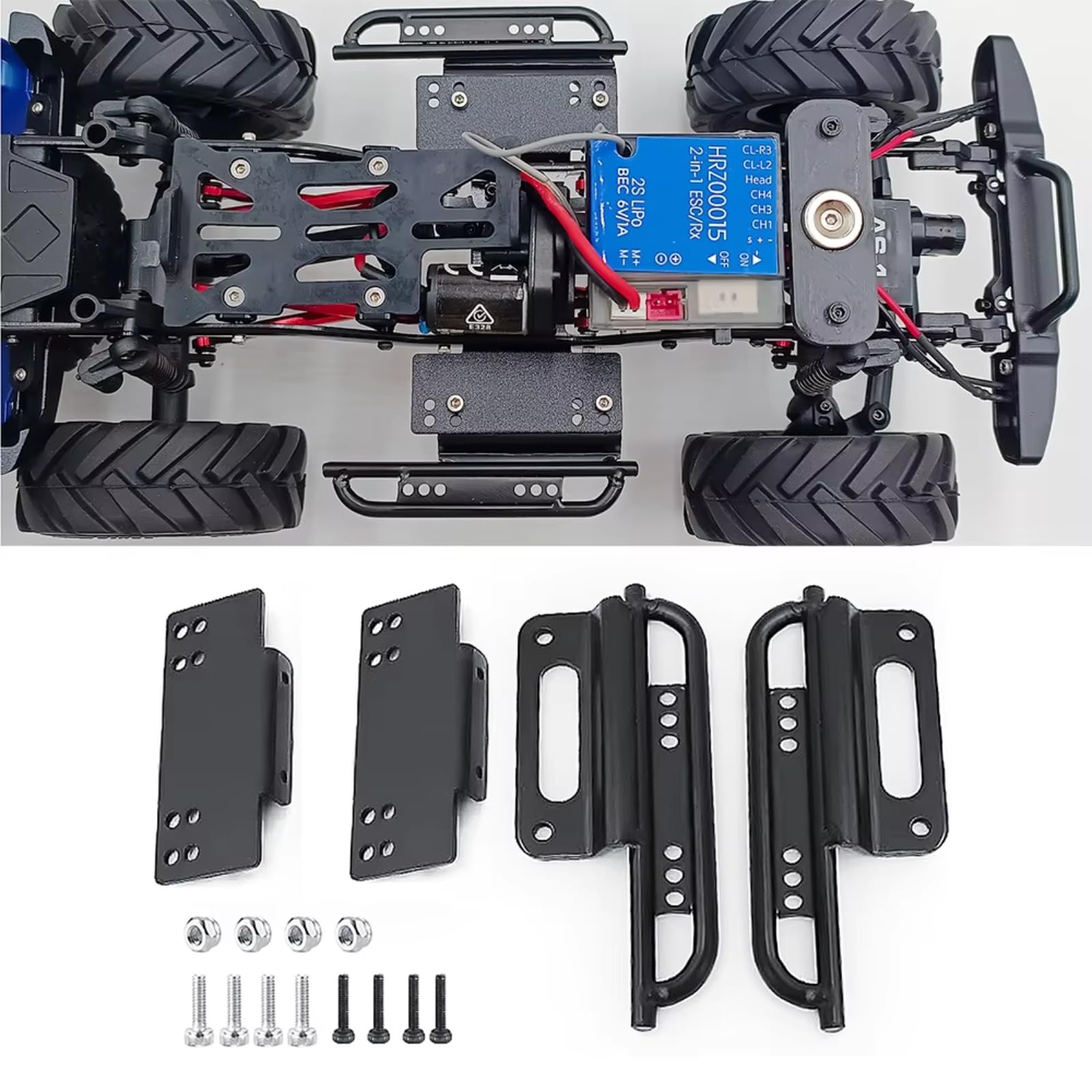 Para Axial Para SCX24 1/24 RC Para Pedales Laterales Para Rock Sliders