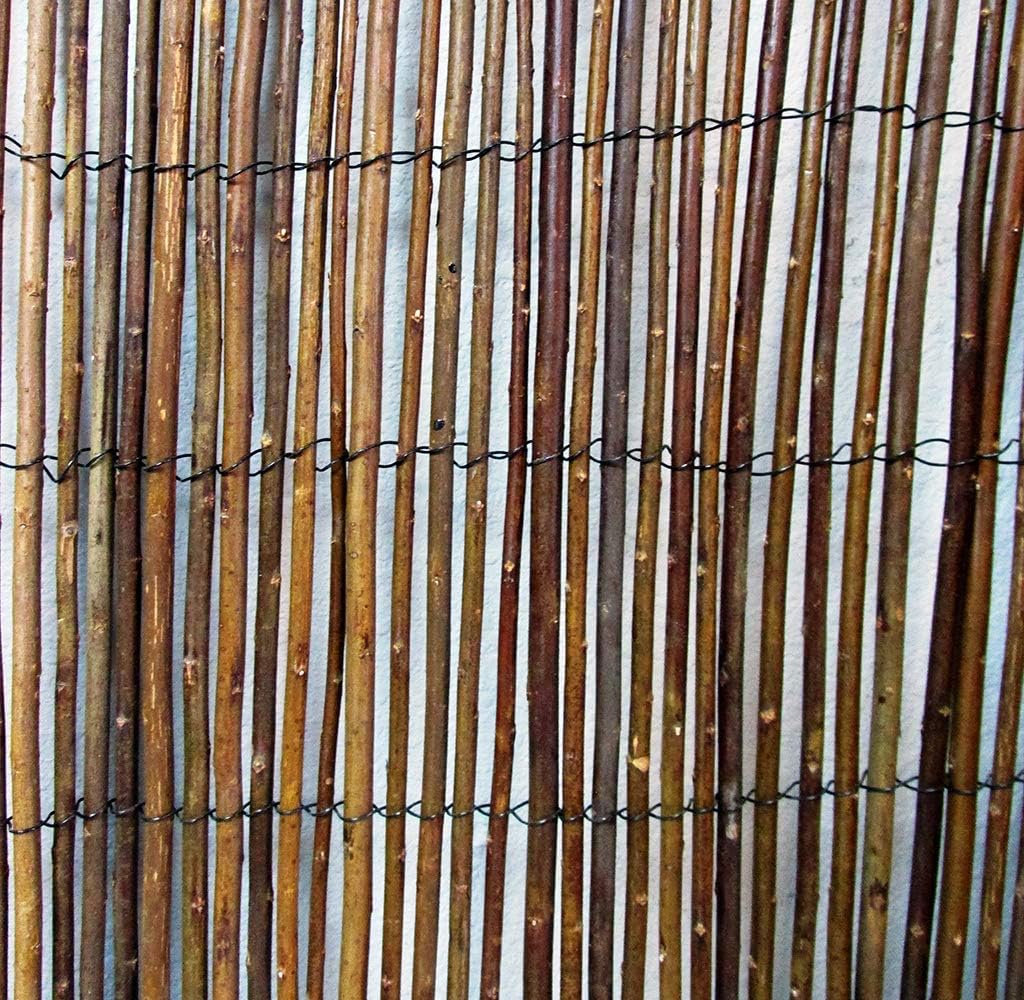 Master Garden Products WF Screen, 4 by 14-Feet Willow Fencing, 4 feet High x feet Long, Brown