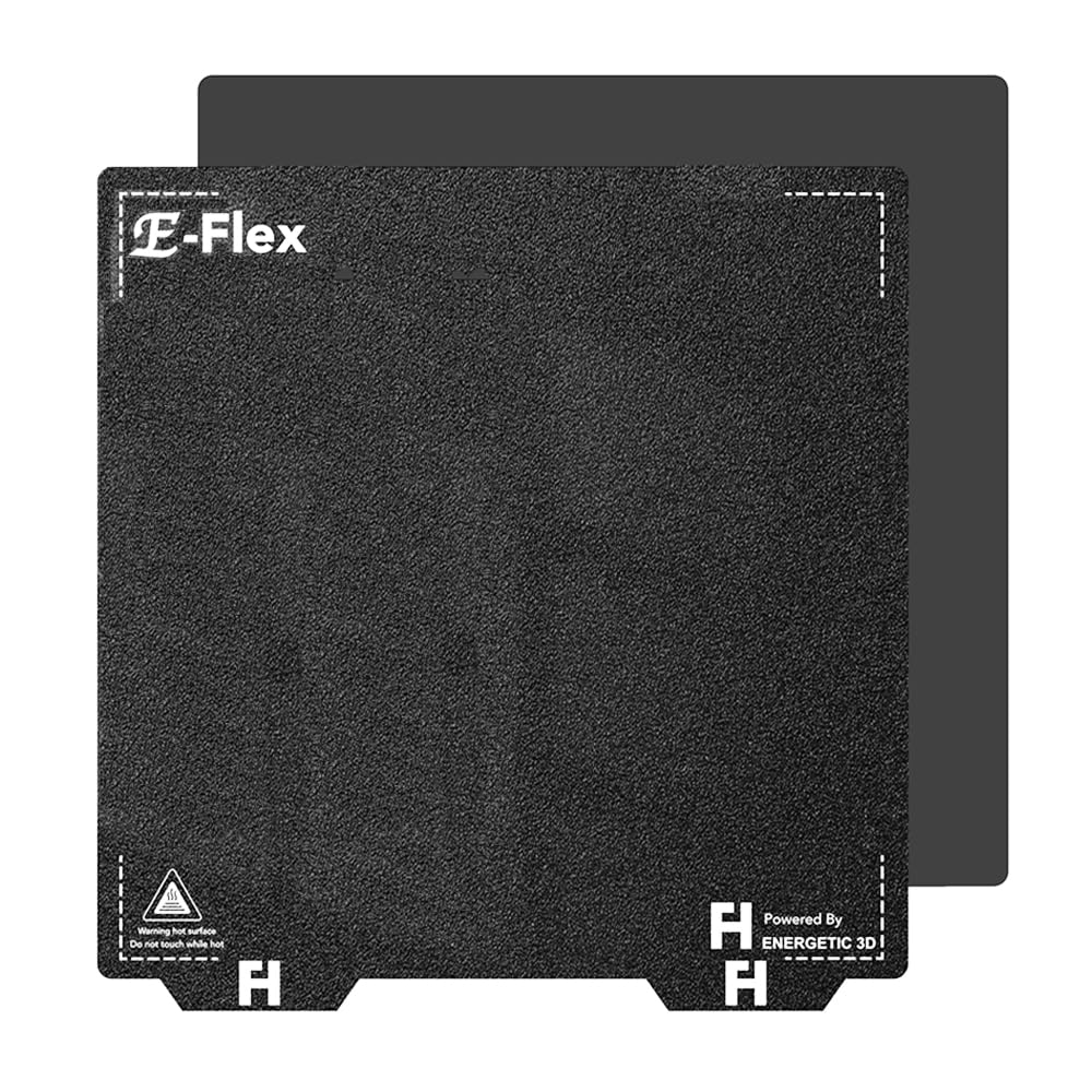 HzdaDeveUpgrade 220 x 220 mm Double-Sided Textured PEI Pro Bed Plate for Anets A8/A6, Duplicator6, Wanhao i3, Monoprices Maker, MK2/MK2A 3D Printer Build Surface Platform Mat, Black