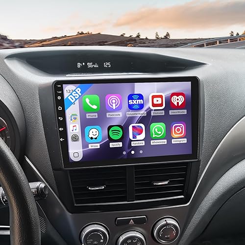 [DSP] Radio de coche 2+64G para Subaru Forester Impreza WRX STI 2008-2012 Carplay inalámbrico Android Auto, pantalla táctil Android de 9 pulgadas