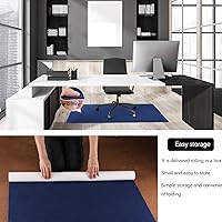 Vista 2 de Tapete para silla de oficina para sillas con ruedas, tapete antideslizante para silla de escritorio de oficina para pisos de madera dura, protector