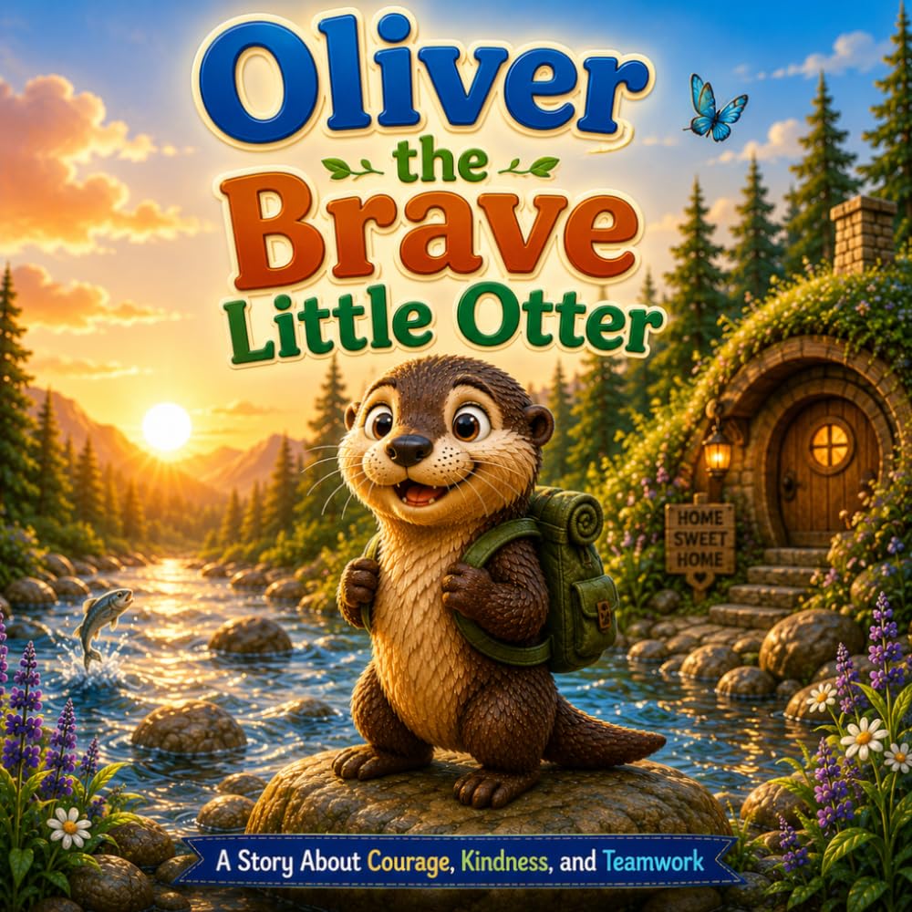 Oliver the Brave Little Otter: A Story About Courage, Kindness, and Teamwork