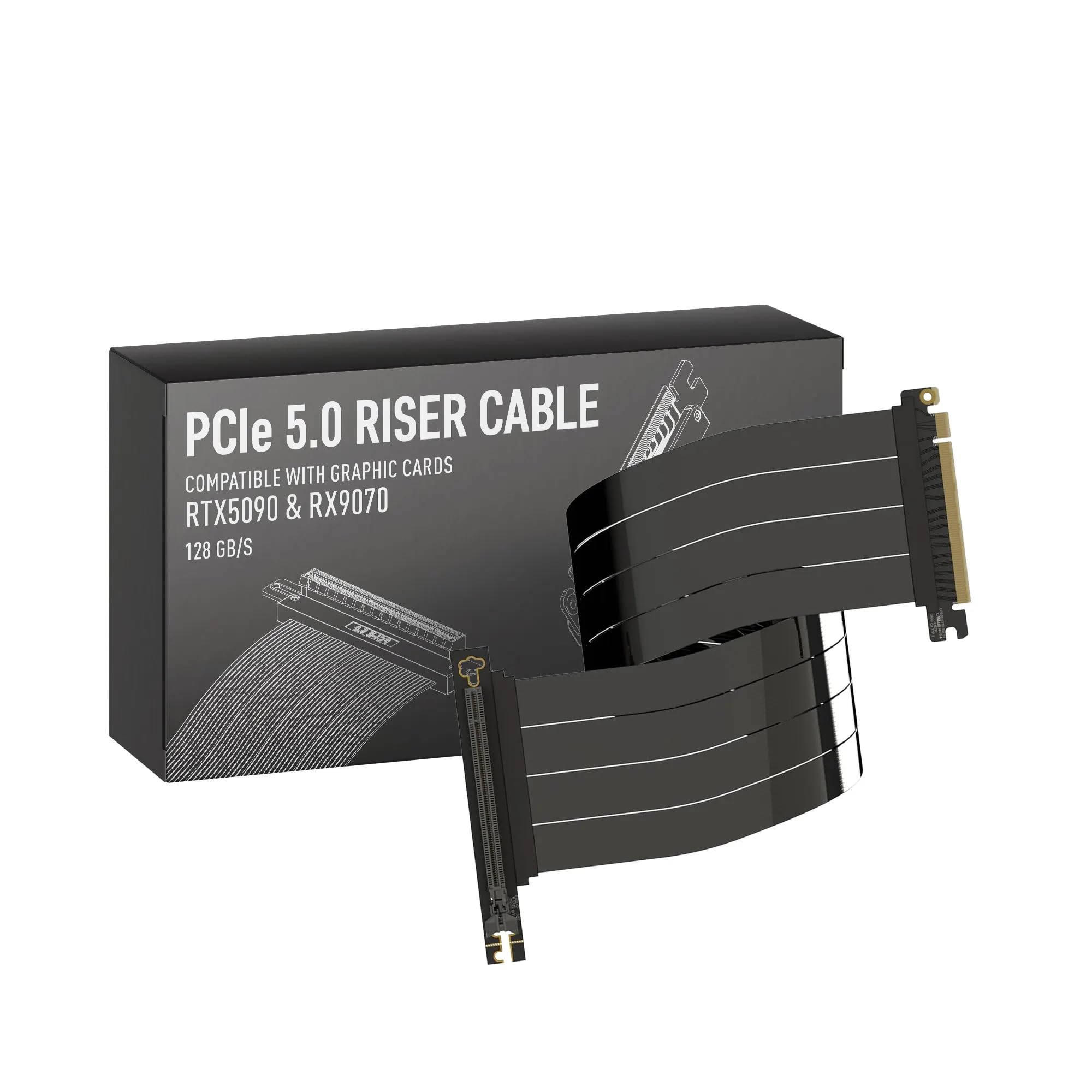 Amazon.co.jp: LINKUP - AVA5 PCIE 5.0 ライザーケーブル [60cm（全長