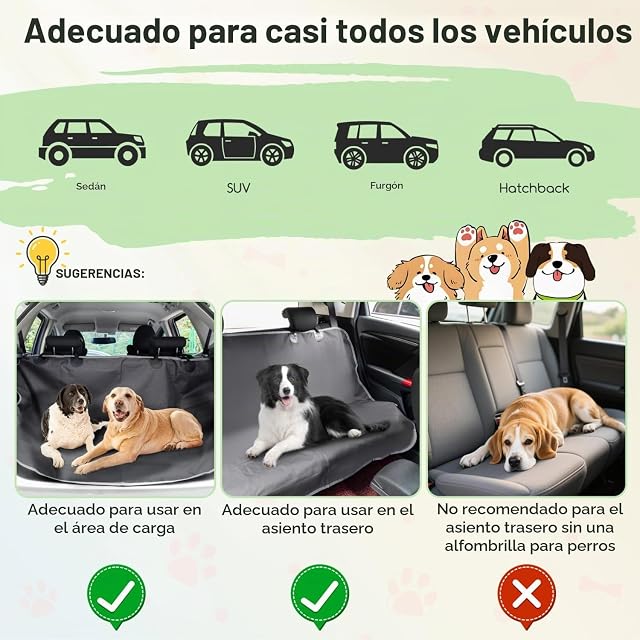 Foto 6 de 7 de Nobleza - Barrera Protectora de Coche para Perros, Rejilla Separador Perro Coche Extensible Universal Reja…