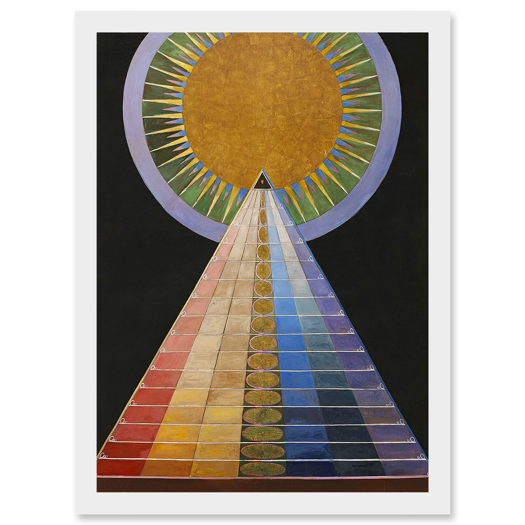 Hilma Af Klint 1907 Altarpiece No 1 Framed Wall Art Print - Artwork - Artery8