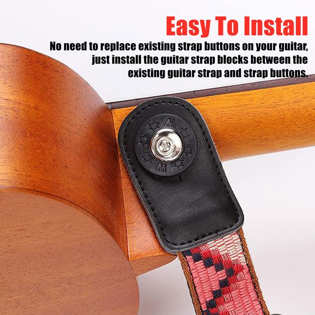 20 Lucchetti Per Tracolla Chitarra - In Gomma Antiscivolo, Multicolore - Foto 9