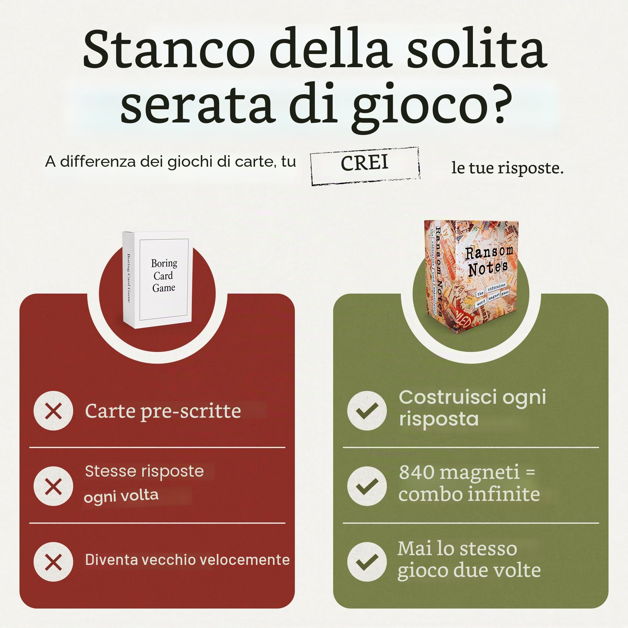 Ransom Notes - Il ridicolo gioco di parole magnetiche, 3+ giocatori