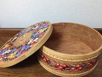 Amazon｜ロシア雑貨ベレスタ小物入れ 収納Box H21.5cm