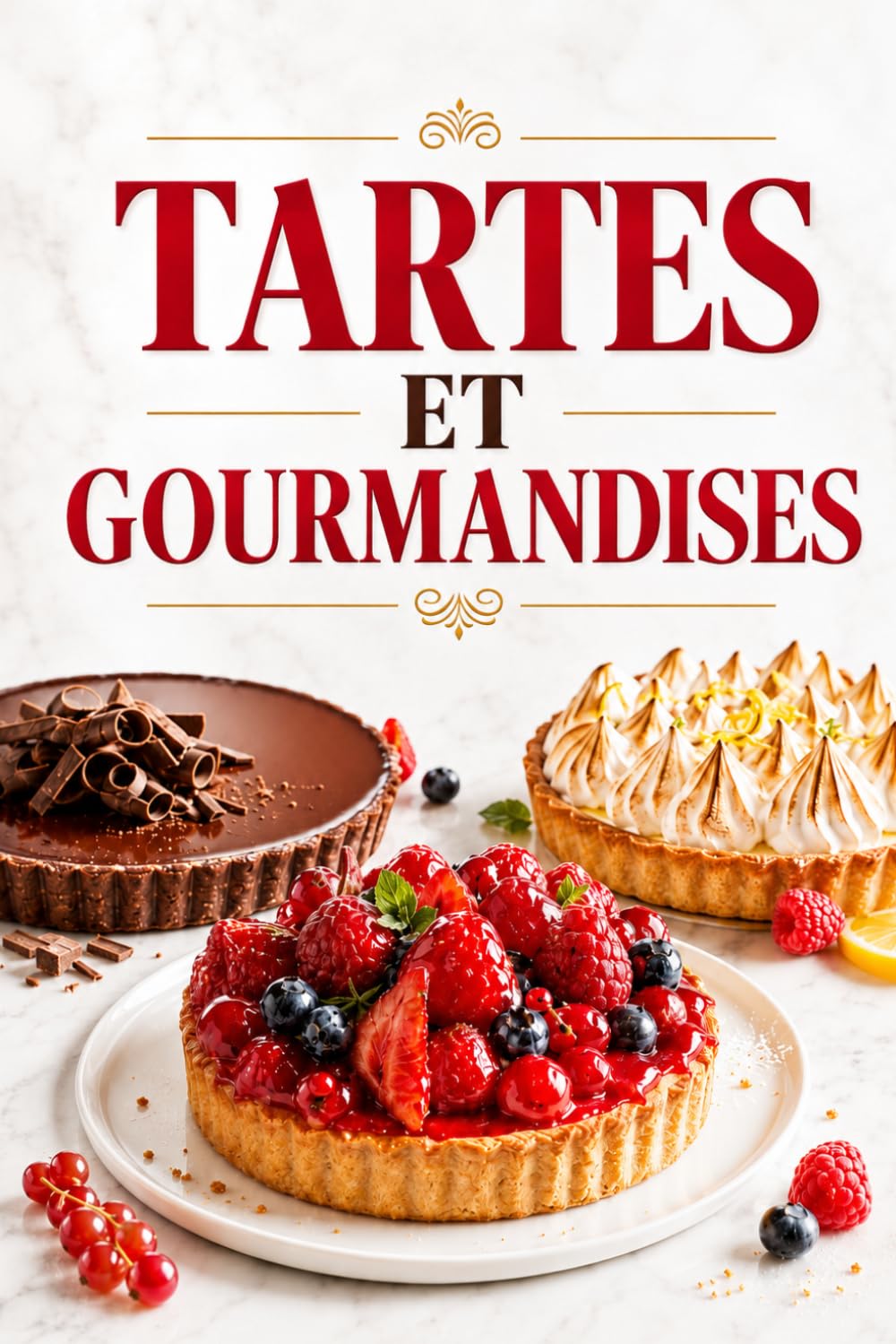 TARTES ET GOURMANDISES: L’élégance des grandes tartes et desserts gourmands faits maison (L’Art de Cuisiner Simplement)