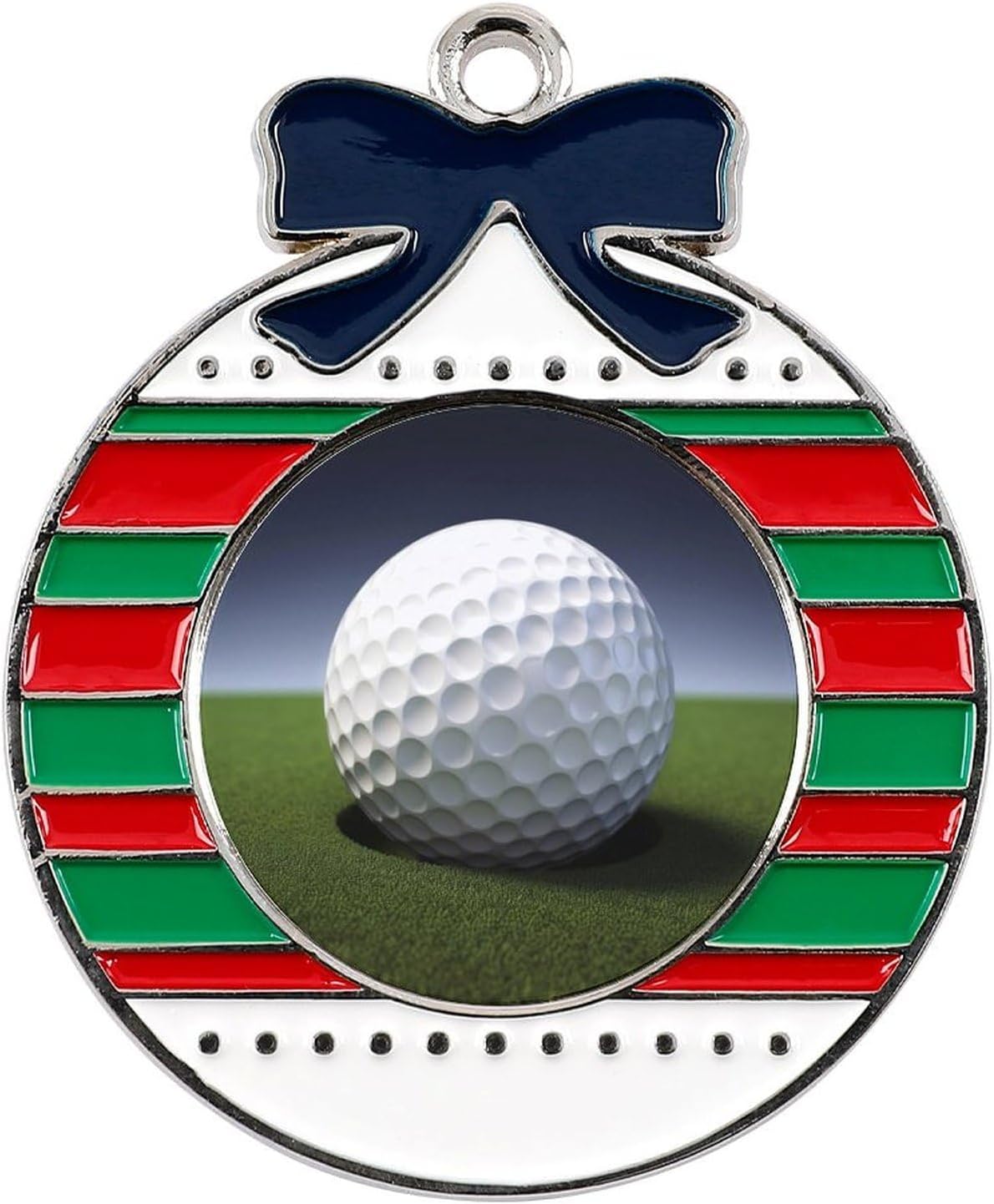 Christmas Charms Golf Ballprinted Christmas Pendants Christmas Tree Charms Alloy Pendant Christmas Pendant Necklace Halloween Valentine Gift