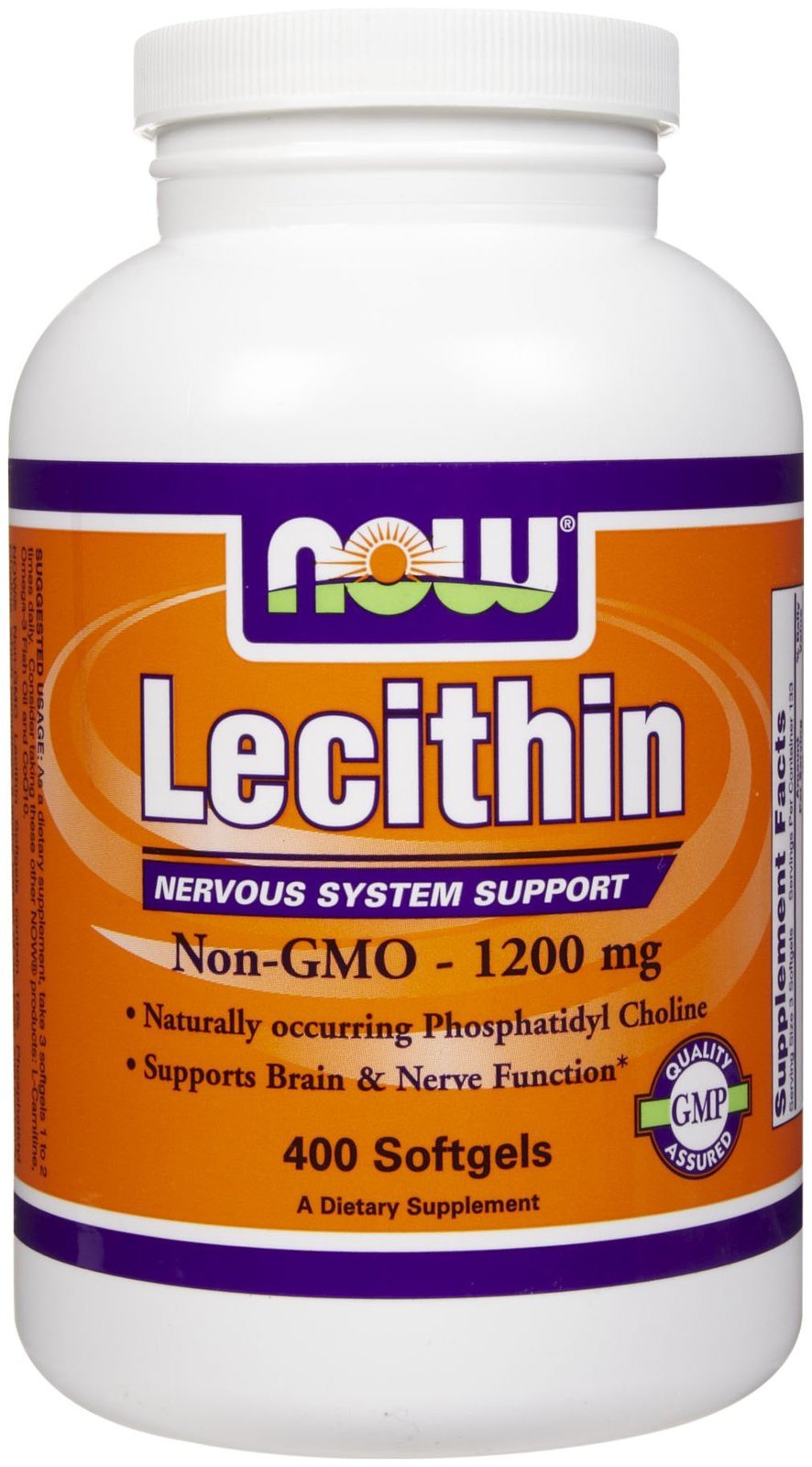 1200mg Non GMO Lecithin 400 Softgels
