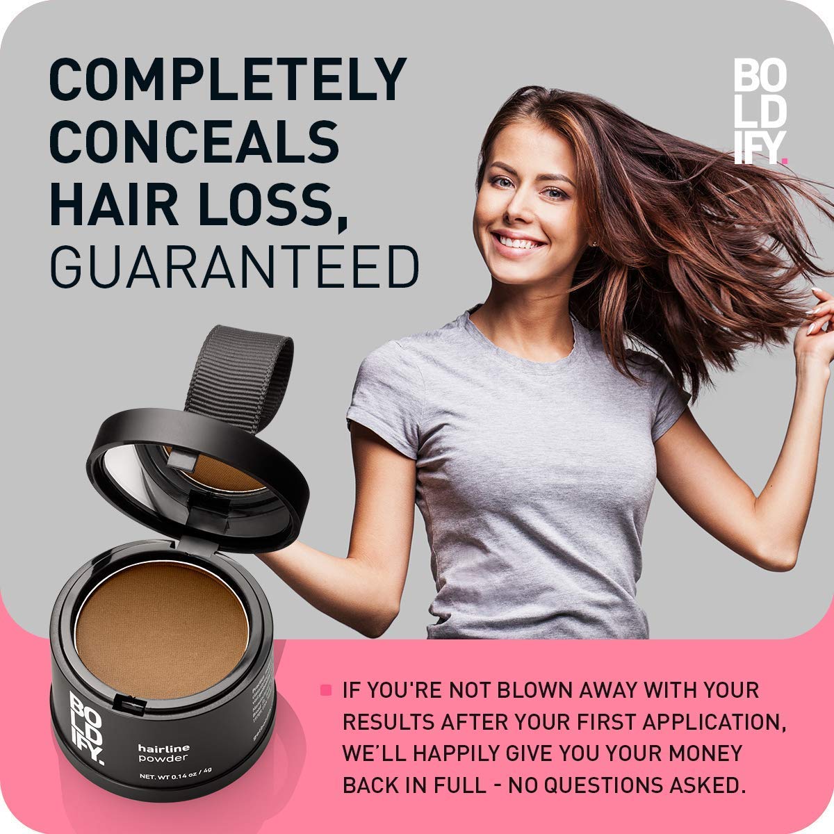 Buy BOLDIFY Hairline Powder (Light Brown) Instantly Conceals Hair Loss