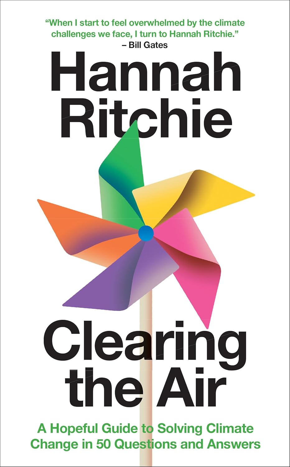 Clearing the Air by Hannah Ritchie: Hopeful Climate Change Guide with 50 Q&A Solutions – Bill Gates Top Pick 2025