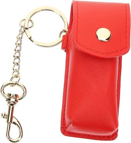 Keychain Lipstick Holder Bag Portable Lipstick Case Chain Fashionable and Easy to Use for Parties and Travel