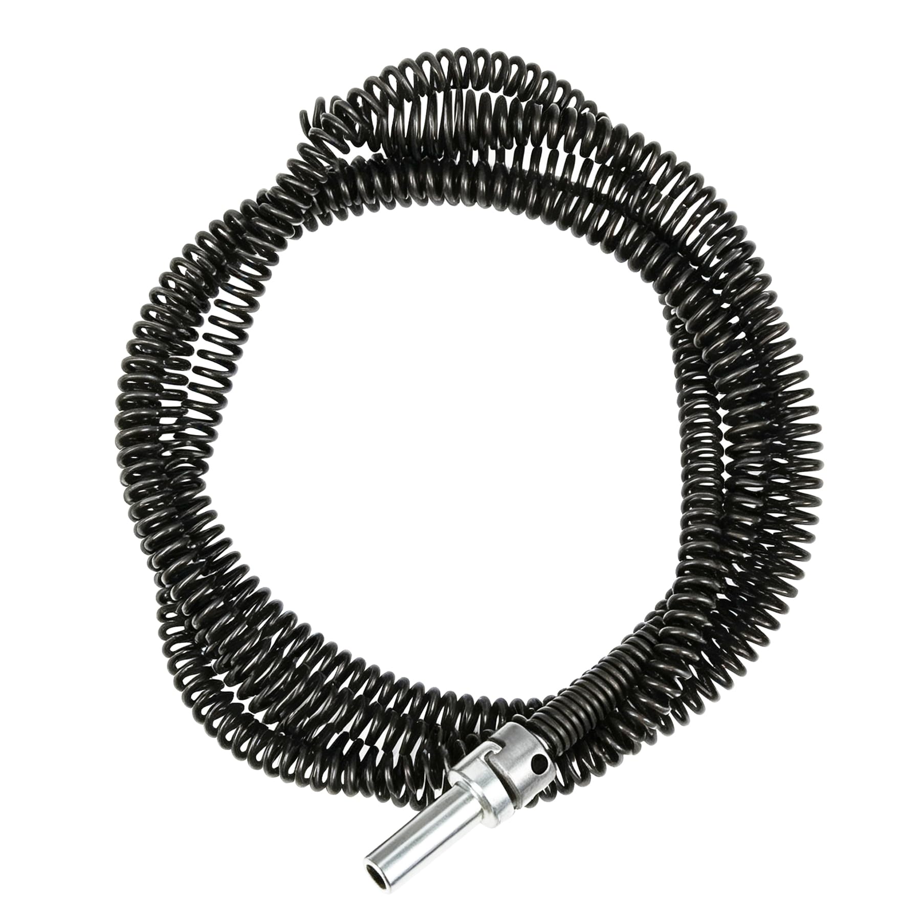 View 1 of 10mm Heavy-Duty Drain Auger Snake Cable with Drill Adapter - 6.5Ft/2M Flexible & Reusable Plumbing Clog Remover for Kitchen, Bathroom, Toilet, Shower Sink & Pipe
