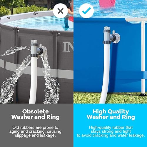 Miniatura 4 de IKSI Se adapta a Vario-Flo Pool Filter Valve Parts Spider Gasket Kit para Hayward 1 12 "SP0710 SP0710X SP0711 SP0712