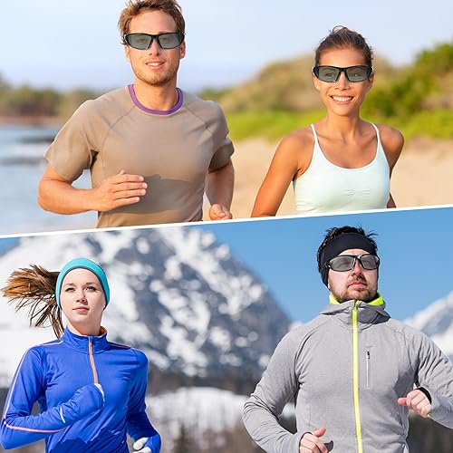 Miniatura 227 de TOODOO 4 Pairs Men Polarized Sunglasses with UV Protection Driving Glasses Sports for Sport Outdoor Activities