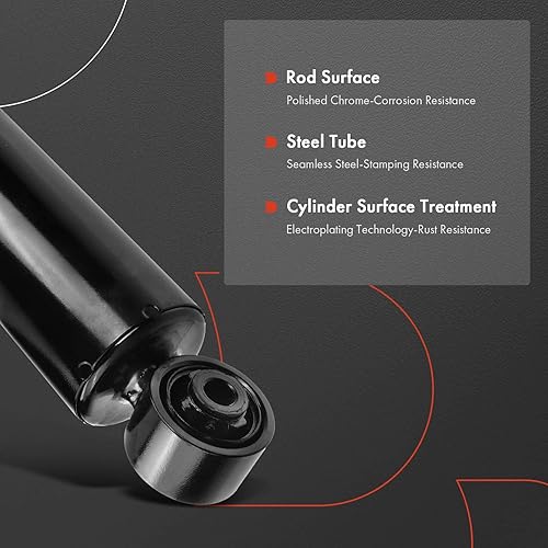 Miniatura 5 de A-Premium Par trasero (2) Amortiguador compatible con Chevrolet Captiva Sport 2012 2013 2014 2015 2.4L 3.0L, lado del conductor y del pasajero