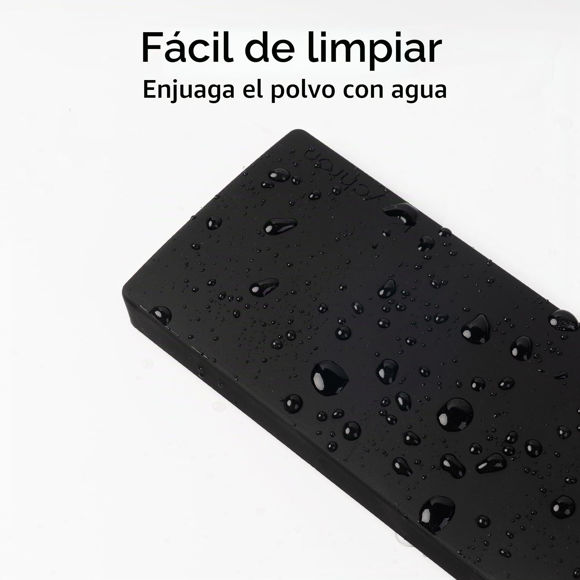Keychron Reposamanos de silicona para K10 Pro / K10 Max / Q6 / Q6 Pro / V6 - Negro