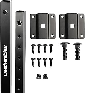 Weatherables Adjustable Gate Brace Kit – Anti Sag Gate Kit for Wood Fence and Vinyl Fence, Includes Hardware, Durable Materials, Great for Fencing, Fence Accessories