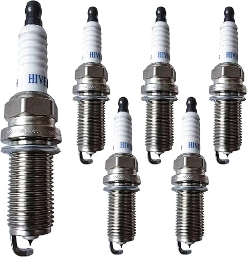 HiVehicle Bujías de iridio V7416  Reemplazo de #4469, LFR5AIX-11 (paquete de 6)