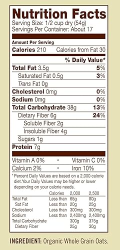 Vista 36 de Bob's Red Mill Avena orgánica enrollada regular, 16 onzas