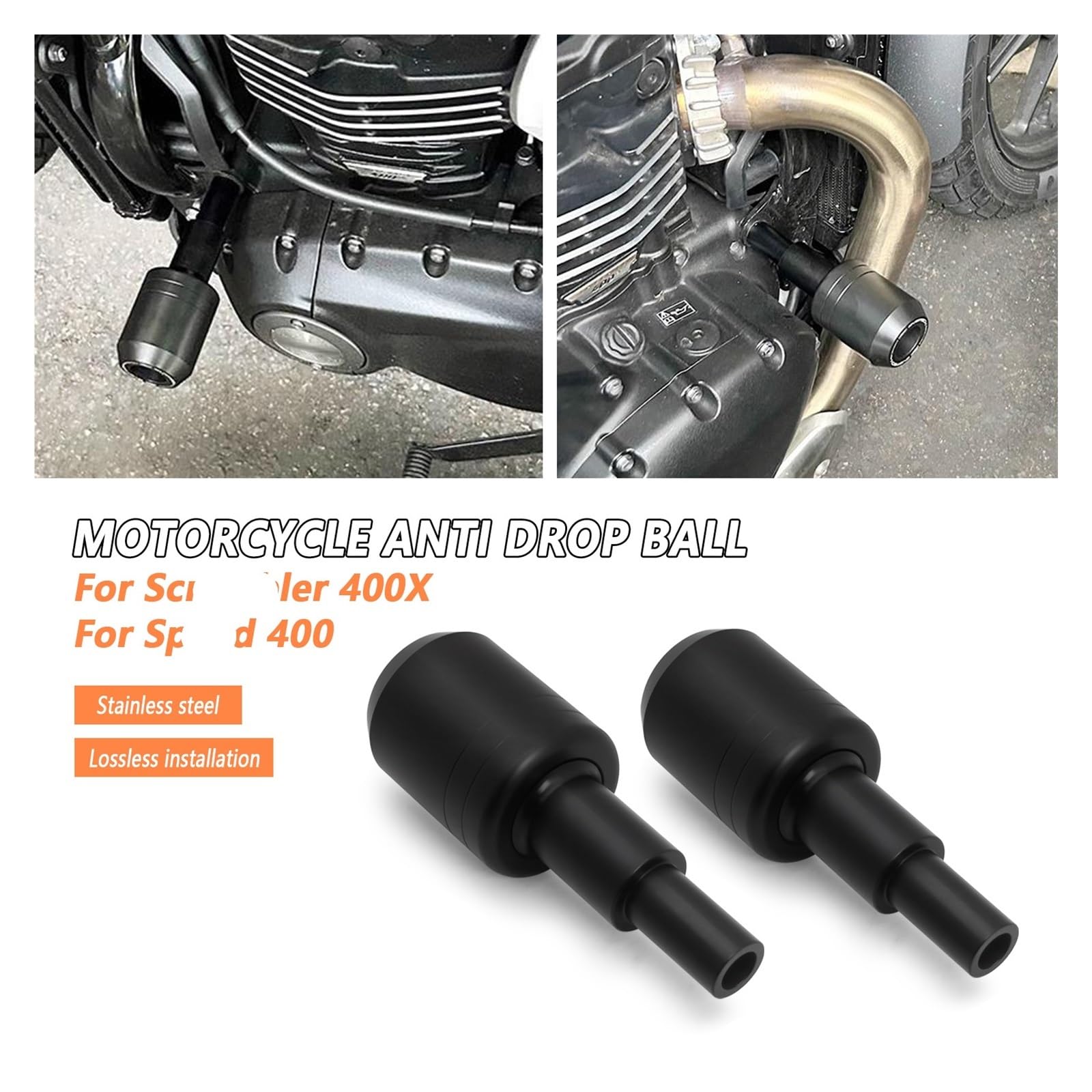moto protezioni telaio Per Scrambler 400 X Speed ​​2024 2025 Moto Protezione dalla caduta Paratelaio Carenatura Guard Anti Crash Pad Protector Kit