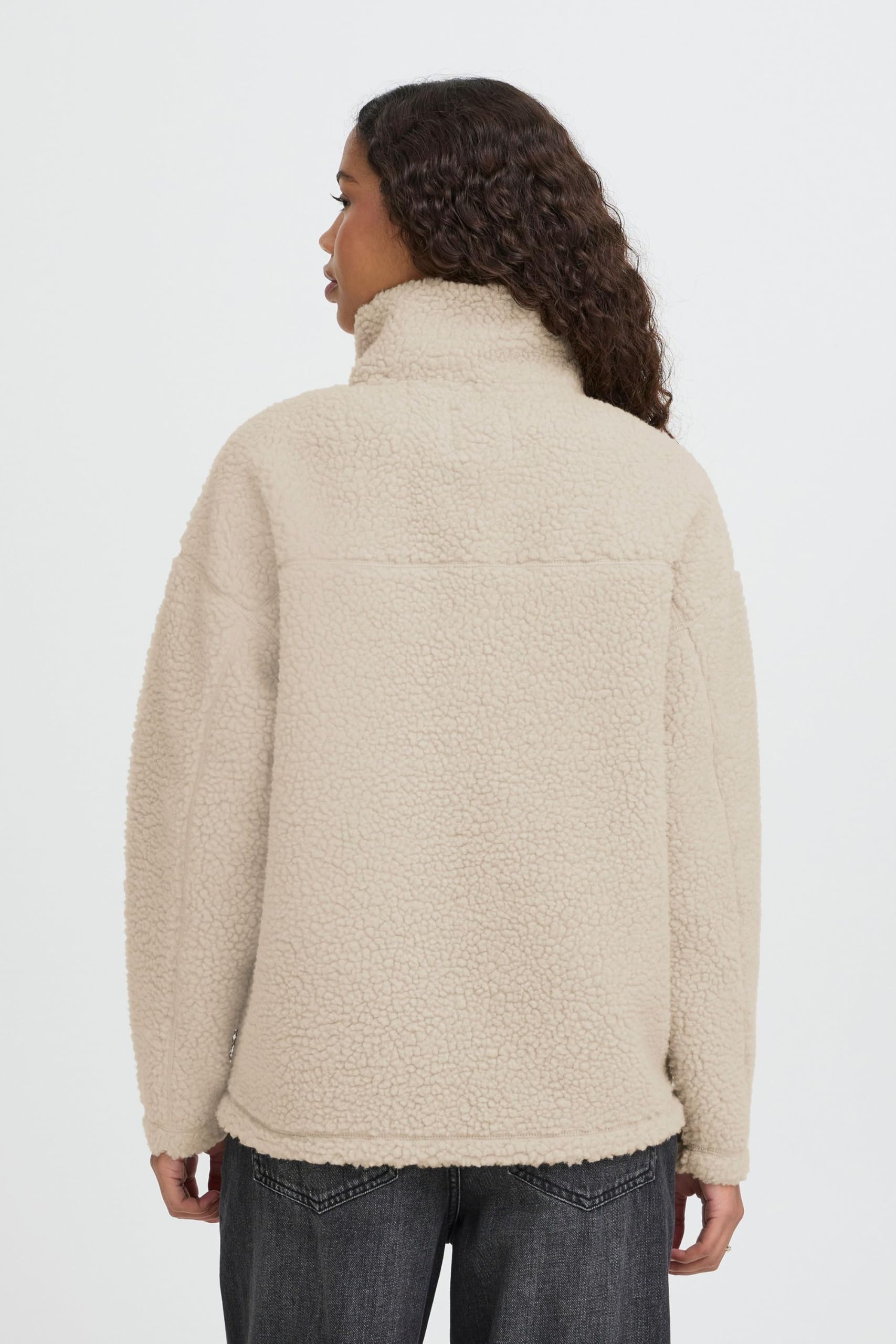 OXMO OXTovine Damen Jacke Übergangsjacke Teddy-Jacke