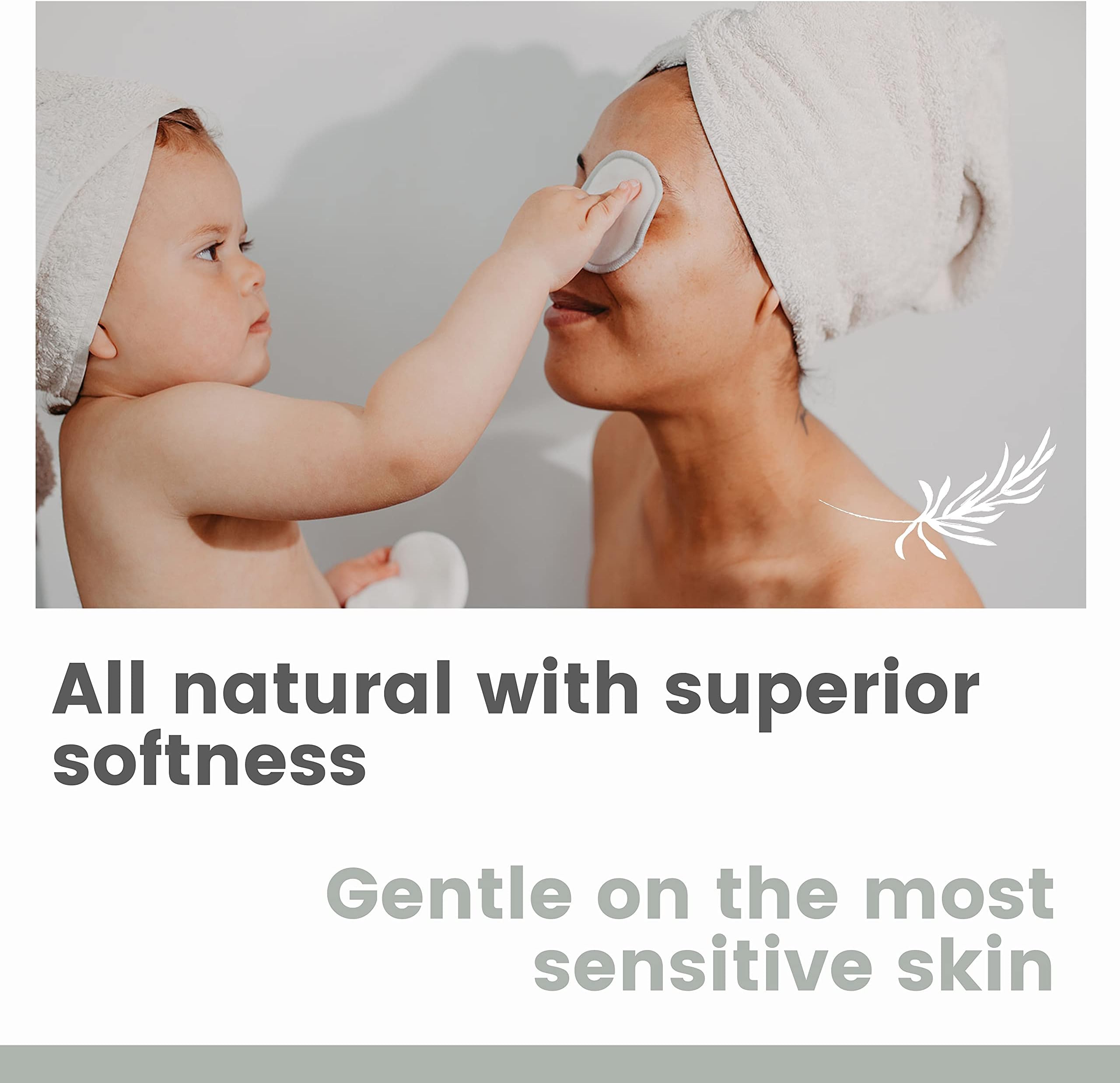 Reusable Makeup Remover Pads | 21 Pack of 100% Soft Organic Washable Bamboo / Cotton Face Pads in 3 Sizes with Laundry Bag and Eco Friendly Storage Gift Box | UK Brand