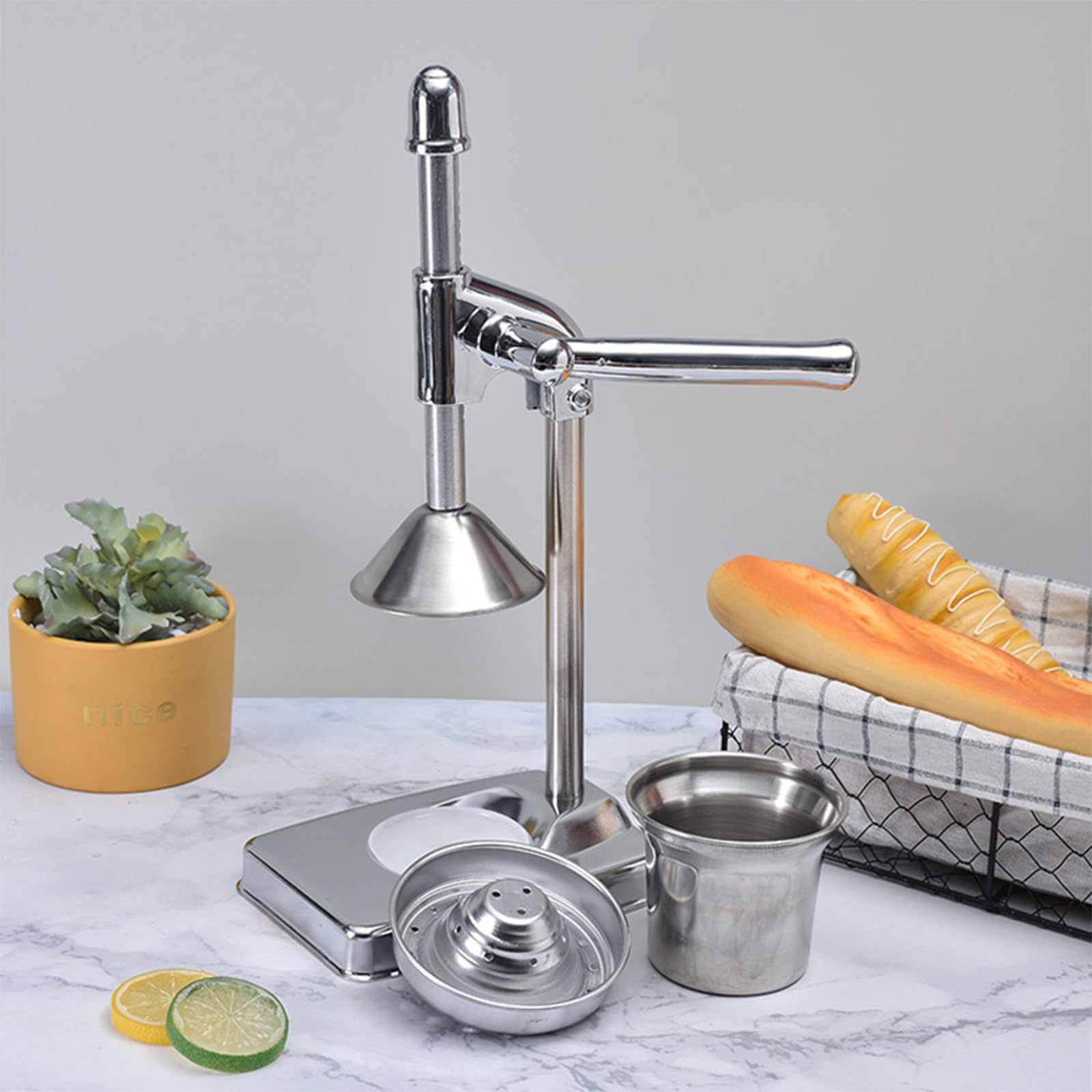 Estrattore di succo ad alte prestazioni in acciaio inox, conservazione dei nutrienti, ideale per gli amanti del fitness e i proprietari di succhi di frutta ad alta efficienza